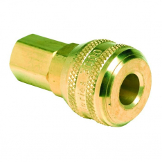 MSA 630311, SOCKET, FEMALE, QUICK DISCONNECT, 1/4" NPT, HANSEN, BRASS